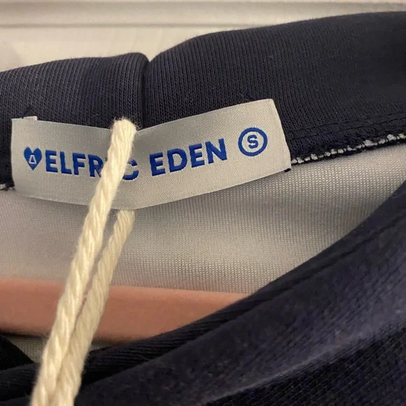 Aelfric Eden Navy Blue Star Hoodie- small - Picture 3 of 4